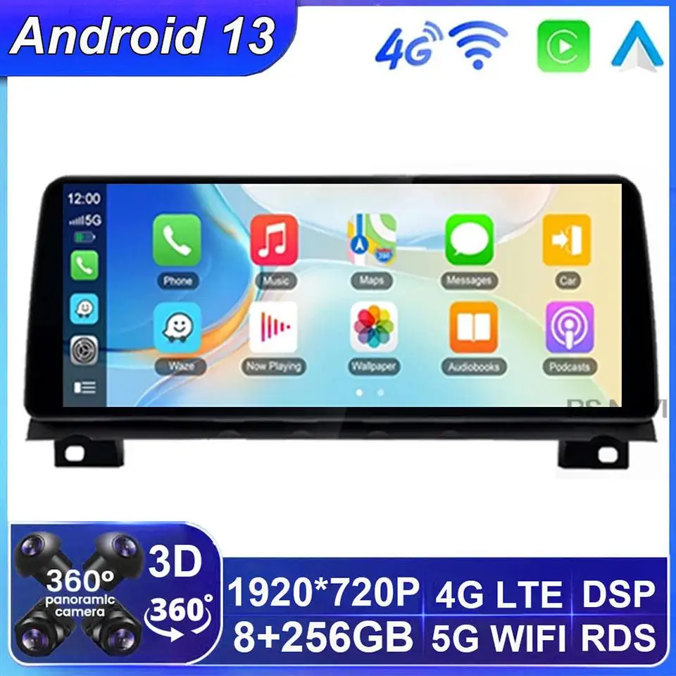 Android 13 Auto Id8 Autoradio Per Bmw Serie 7 F01 F02 Player Multimedia Stereo Gps Carplay Cic Nbt System Autoradio Navigation