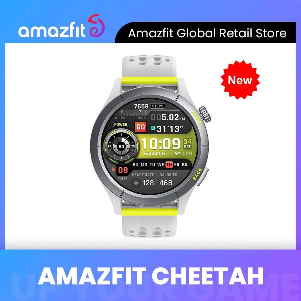 2023 Nuovo Prodotto Amazfit Cheetah (Rotondo) Smartwatch Train Per Il Podio Advanced 24/7 Health Smart Watch