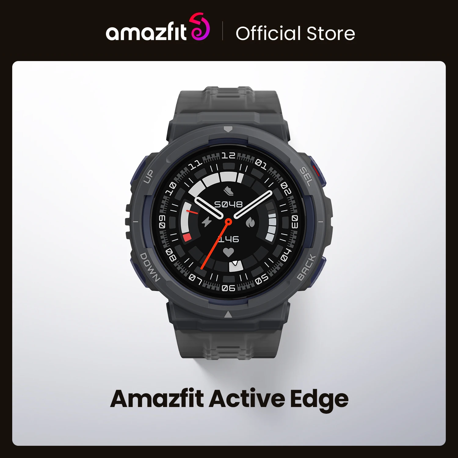 Nuovo Originale Amazfit Active Edge Bold Dual-Tone Swagger Smartwatch Editable Watch Faces 130 + Modalità Sportive Smart Watch