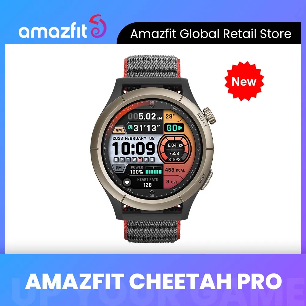 2023 Nuovo Prodotto Amazfit Cheetah Pro Smartwatch Precisione Gps Senza Pari Chiamate Telefoniche Bluetooth Smart Watch