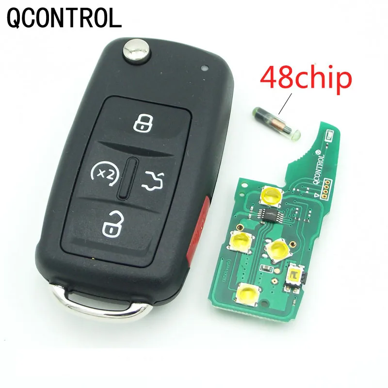 Qcontrol 4 1 Bt Chiave A Distanza Per Auto 433 Mhz Per Sostituzione Telecomando Chiave Auto Vw Sharan Multivan Caravelle