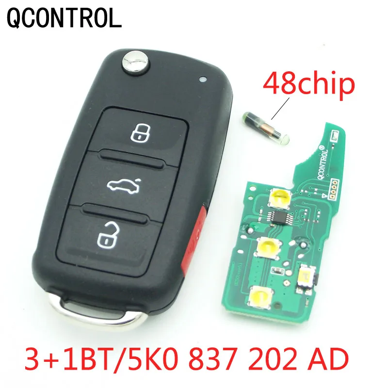Qcontrol 3 1 Bt Chiave Telecomando Auto 433 Mhz Per Vw Sharan Multivan Caravelle Sostituzione Telecomando Chiave Auto 5K0 837 202 Ad