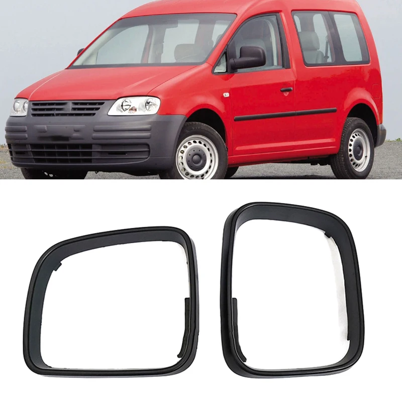 Car Door Side Mirror Frame Side Rear View Mirror Door Trim Cap Cover Per Vw Transporter Multivan T5 Caddy 2003 2004-2010 Lhd