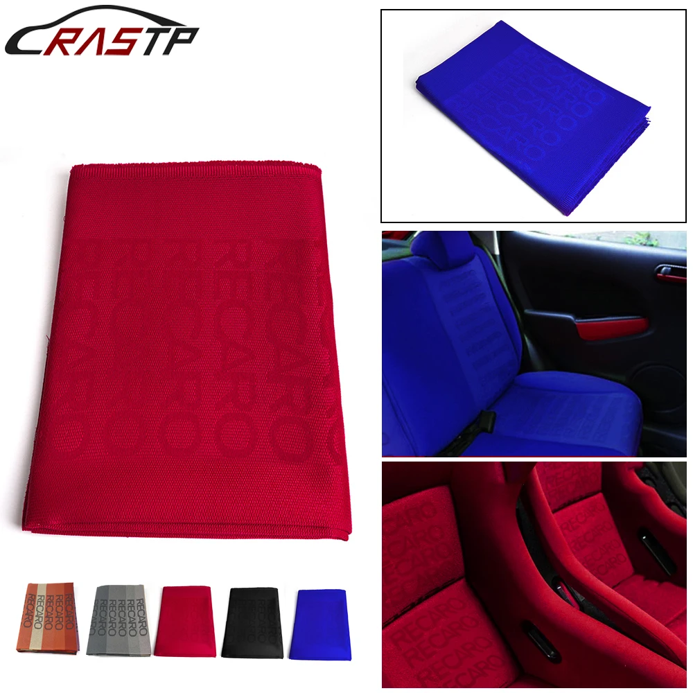 Rastp-Spedizione Gratuita Jdm Recaro Racing Car Seats Tessuto Sposa Tessuto Panno 100Cm X 152Cm Auto Tessuto Accessorio Interno Rs-Bag072