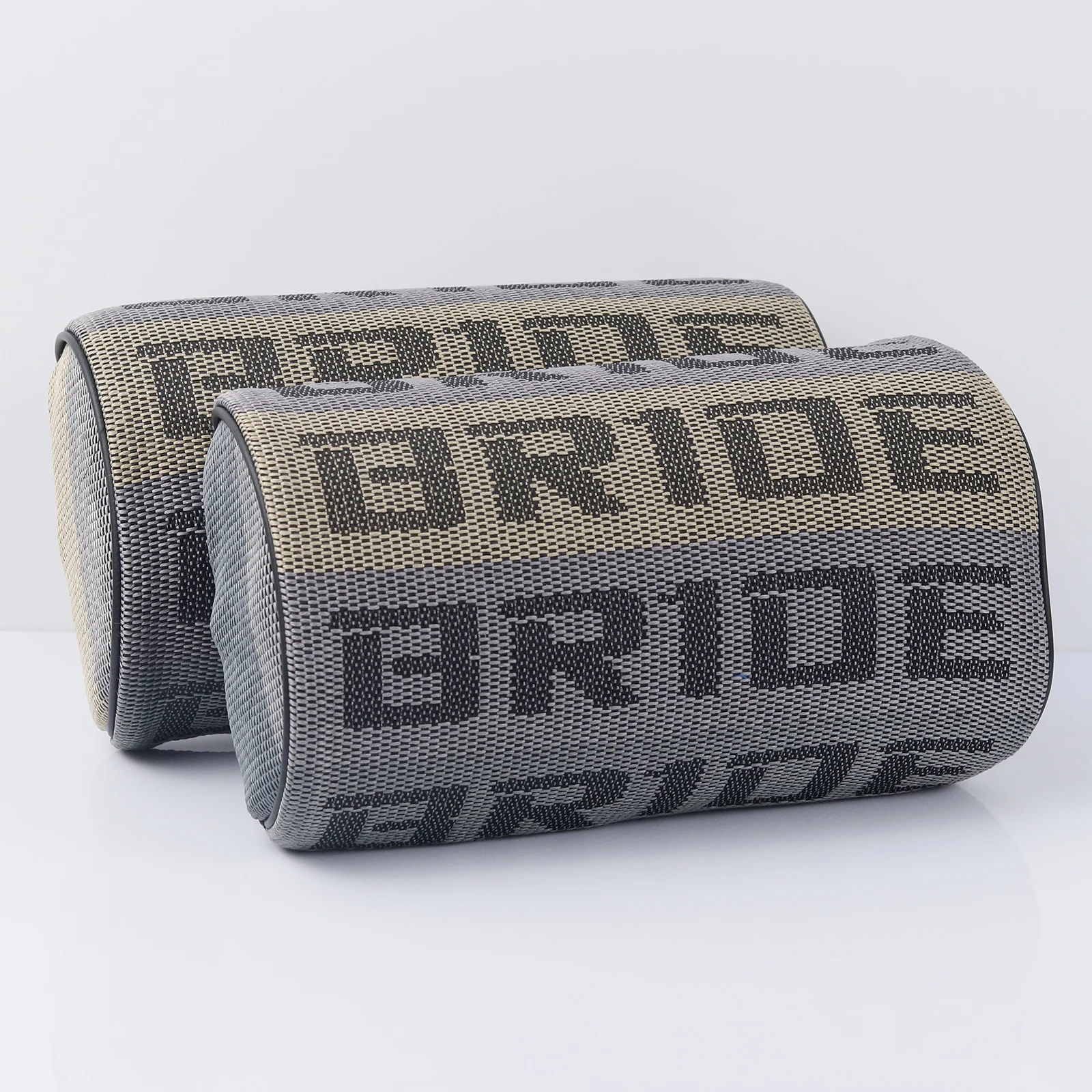 X2 Jdm Style Bride Recaro Cuscino In Tessuto Supporto Sedile Decor Poggiatesta Cuscino Schienale Hellaflush Poggiatesta