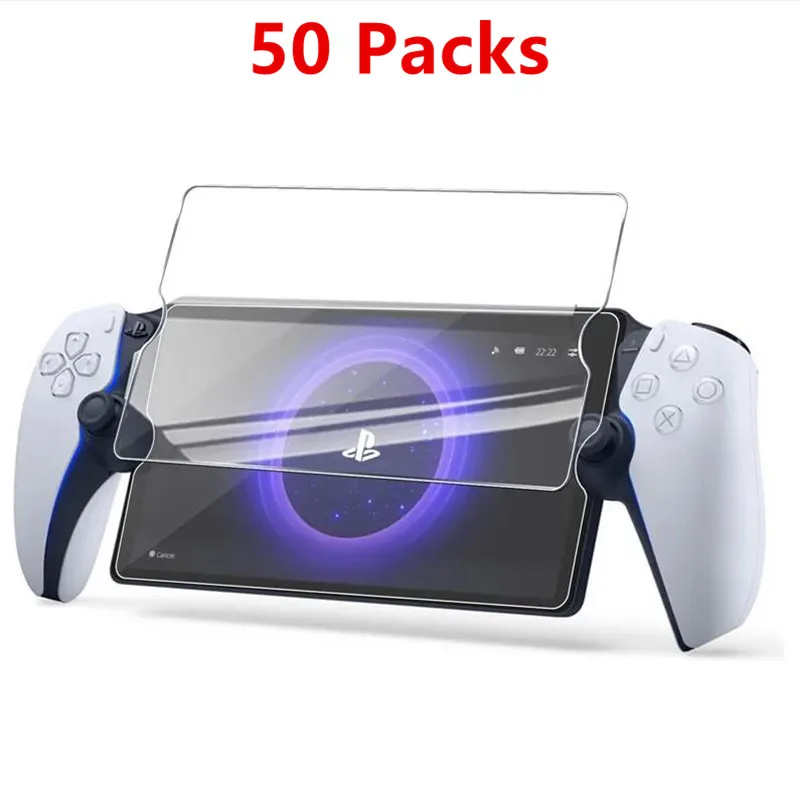 50 Confezioni Per Ps5 Portal 8 Pollici Playstation Portal Remote Player Ultra Hd Film Guard Proteggi Schermo In Vetro Temperato Antigraffio