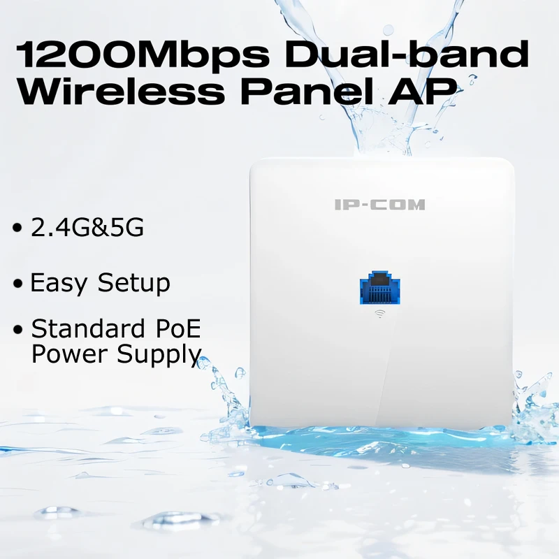 Punto Di Accesso Gigabit Pannello Wireless Dual-Band, Poe Wifi Ap, Camere D'Albergo, Appartamenti, Sale Riunioni, 86 Tipo Ap, Ax1200