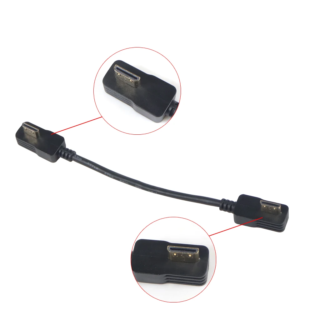 Cavo Di Prolunga Adattatore Fpv Compatibile Mini Hdmi Da 10Cm Per Ricevitore Shark Byte Rx5.1 Per Accessori Per Occhiali Skyzone Fatshark Fpv