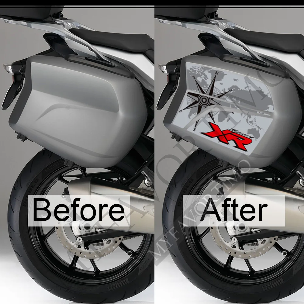 Adesivi Moto Decalcomanie Carenatura Parafango Emblema Logo Tank Pad Tronco Valigie Valigie Panniers Per Bmw F900Xr S1000Xr 900 S 1000 Xr