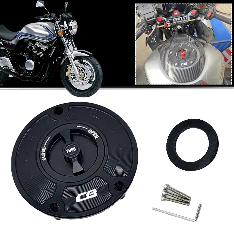 Per Honda Cb400 Super Four Cb500/S Cb600F Cb900F Hornet Cb 400 500/S 600F 900F Coperchio Del Tappo Del Serbatoio Del Carburante Del Gas