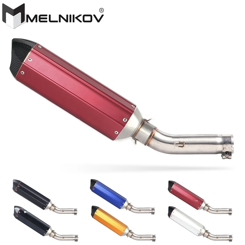Silenziatore Di Scarico Moto Tubo Di Collegamento Centrale Cb400 Slip On Scarico Per Honda Cb400 Vtec Cb 400 N Sf Super Four Scarico