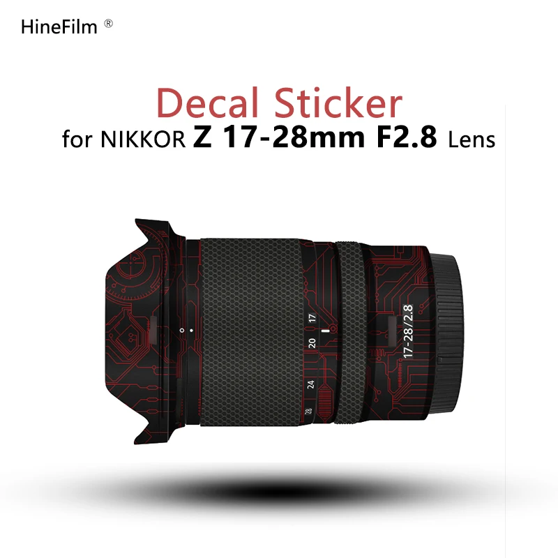 Nikkor Z 1728 F2.8 Lens Sticker Decal Cover Skin Per Nikon Z 17-28Mm F/2.8 Protezione Dell'Obiettivo 17-28F2.8 Coat Wrap Cover Sticker Film
