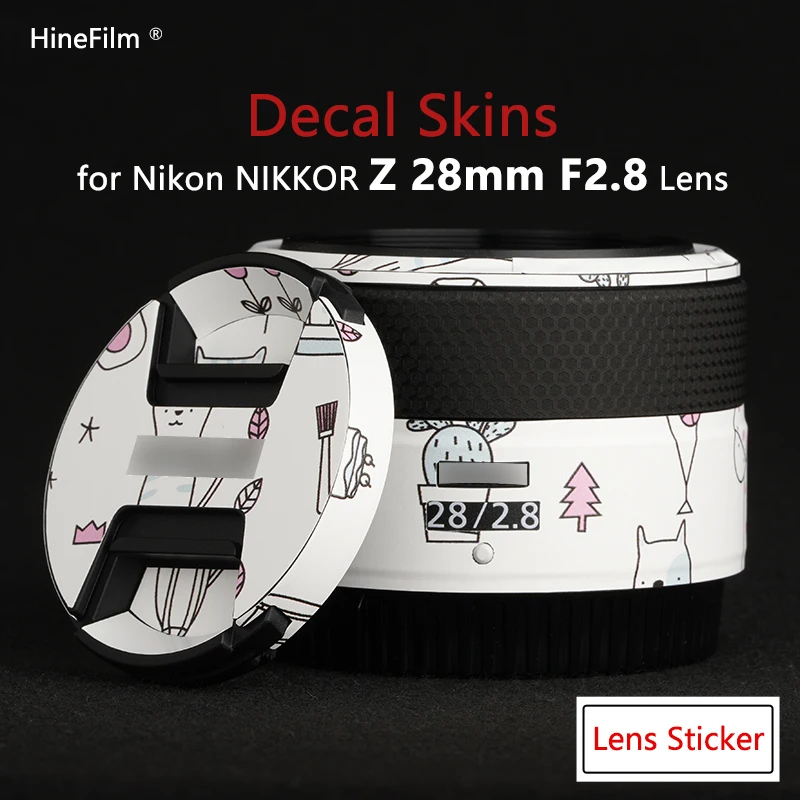 Nikkor Z 28 F2.8 S Lente Protettiva In Vinile Pelle Per Nikon Nikkor Z 28Mm F/2.8 S Lente Decalcomania Pelli Pellicola Protettiva