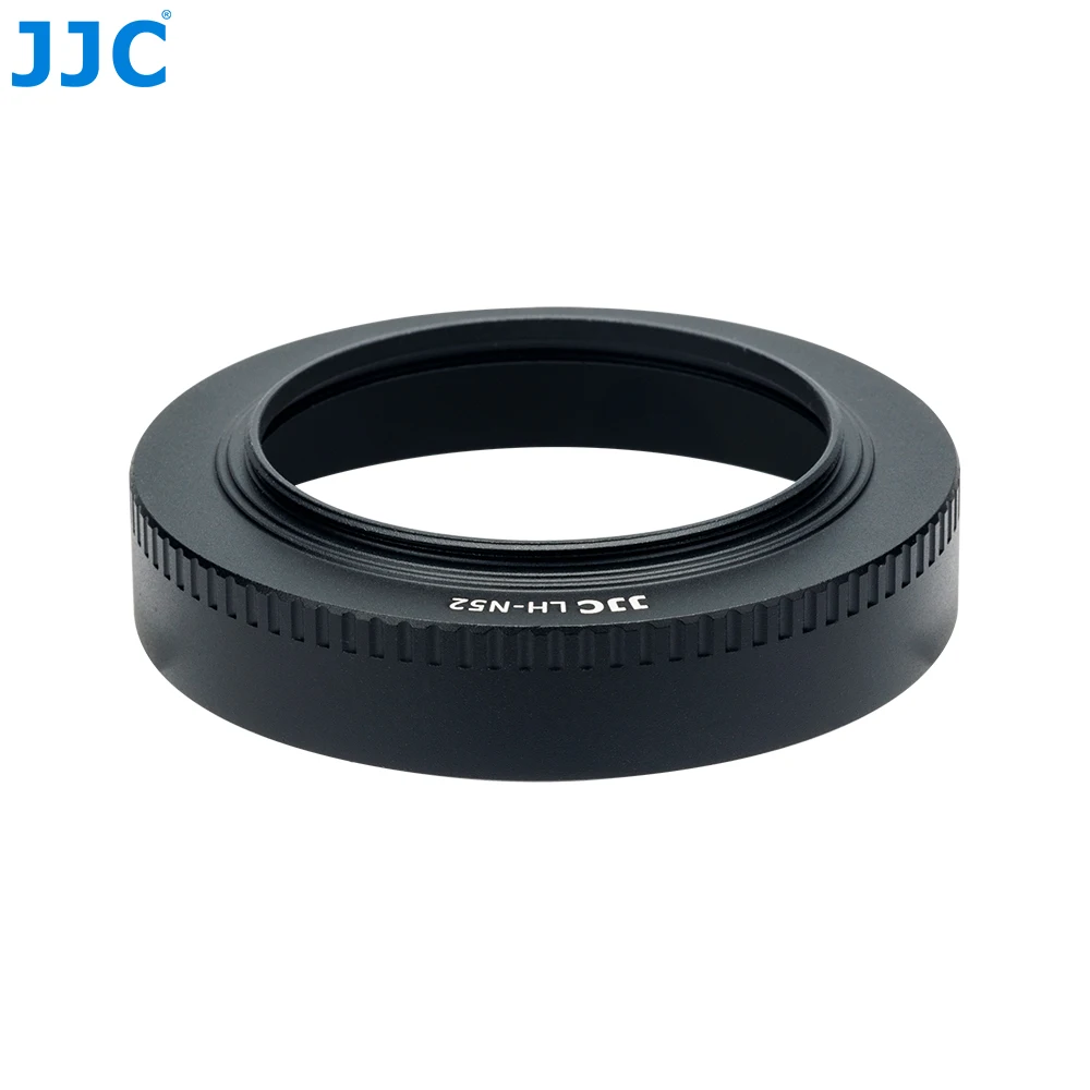 Jjc Lh-52 Paraluce In Metallo Nero Per Obiettivo Nikon Nikkor 40Mm F/2 28Mm F/2.8