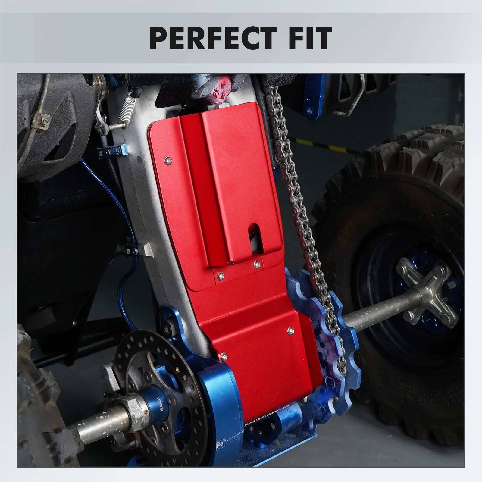 Atv Swing Arm Skid Plate Per Yamaha Raptor 700R Yfm700R 2013-2023 Raptor 700 Yfm700 2013 2015-2023 Dirt Road Atv Parts