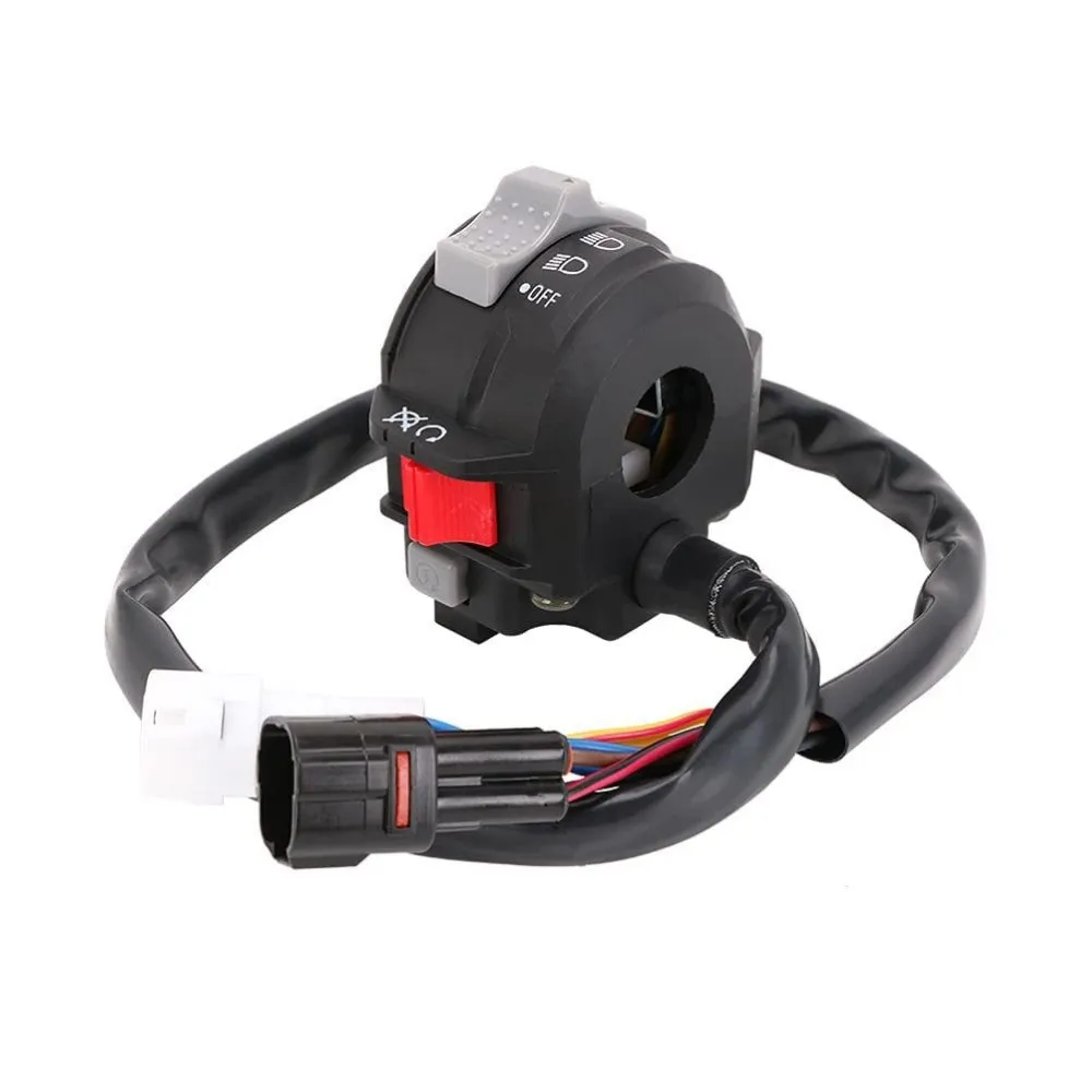 Controllo Manubrio Sinistro Avviamento Motore Run Off Interruttore Faro Per Yamaha Atv Raptor 700 Yfm 700 Yfz450R Yfz450X Kodiak 450 700