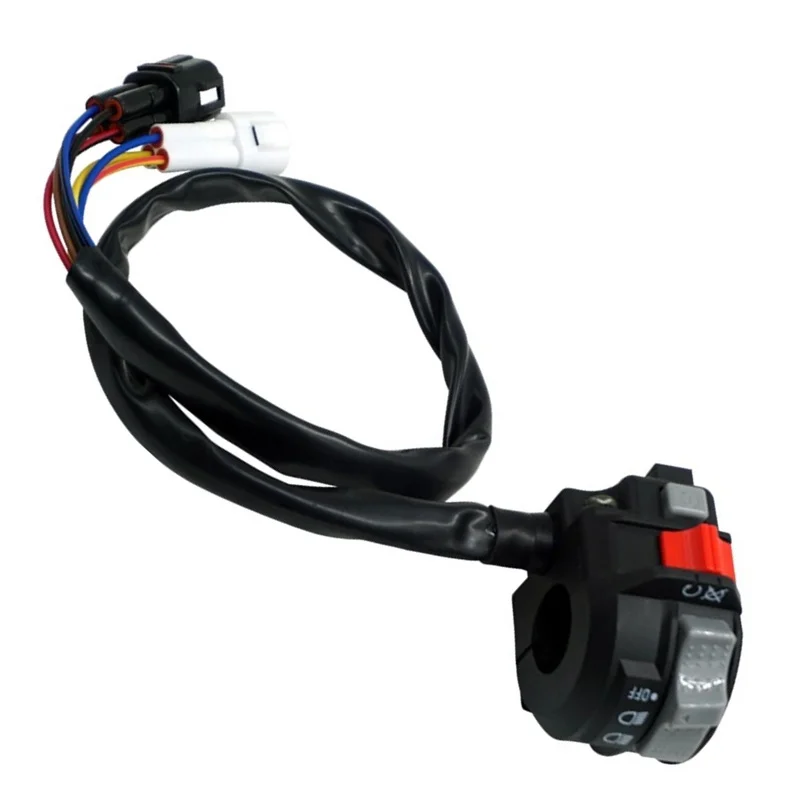 Muslimft Manubrio Avviamento Motore Run Off Interruttore Faro Adatto Per Yamaha Kodiak 450 Raptor 700 Yfm Yfz450R Yfz450X