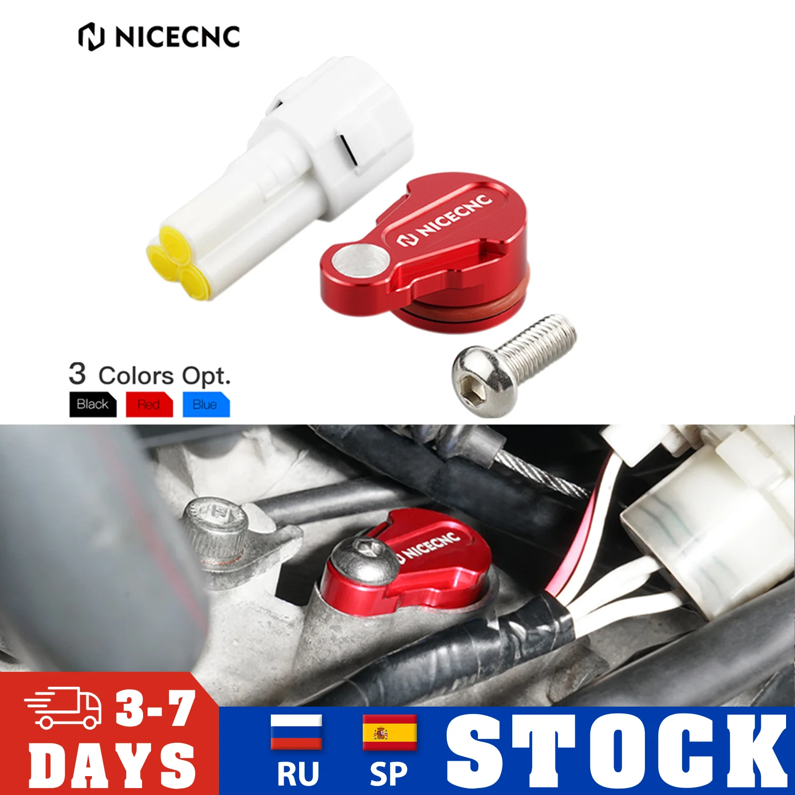 Nicecnc Atv Speed Sensor Block Off Plug Per Yamaha Yfz450R 2009-2022 Yfz450X 2010-2011 Raptor 700 2006-2022 700R 2009 2011-2022