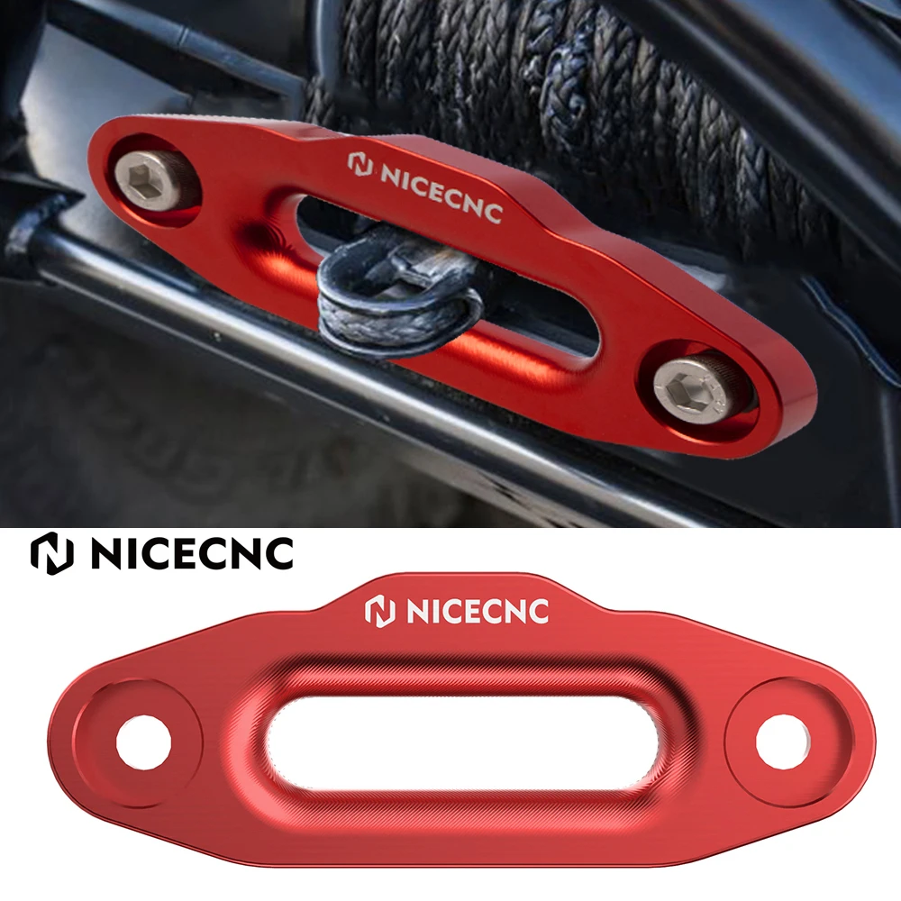 Nicecnc Per Yamaha Raptor 700 700R Anteriore Posteriore Hawse Fairlead Winch Rope Per 7/8 "Pollici 124 Mm Mount Bolt Center Accessori Atv