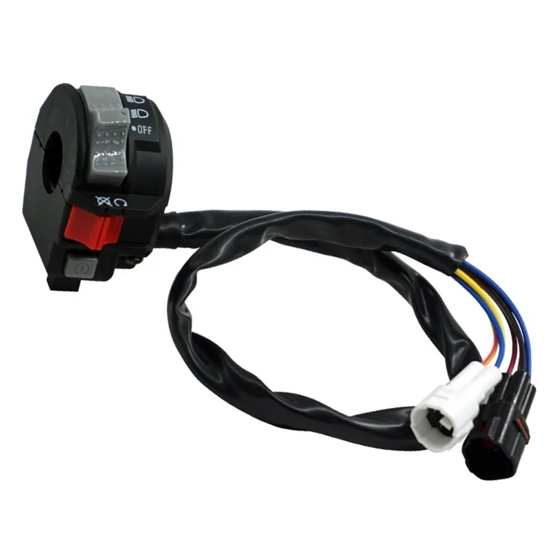 Muslimft Manubrio Avviamento Motore Run Off Interruttore Faro Adatto Per Yamaha Kodiak 450 Raptor 700 Yfz450R Yfz450X