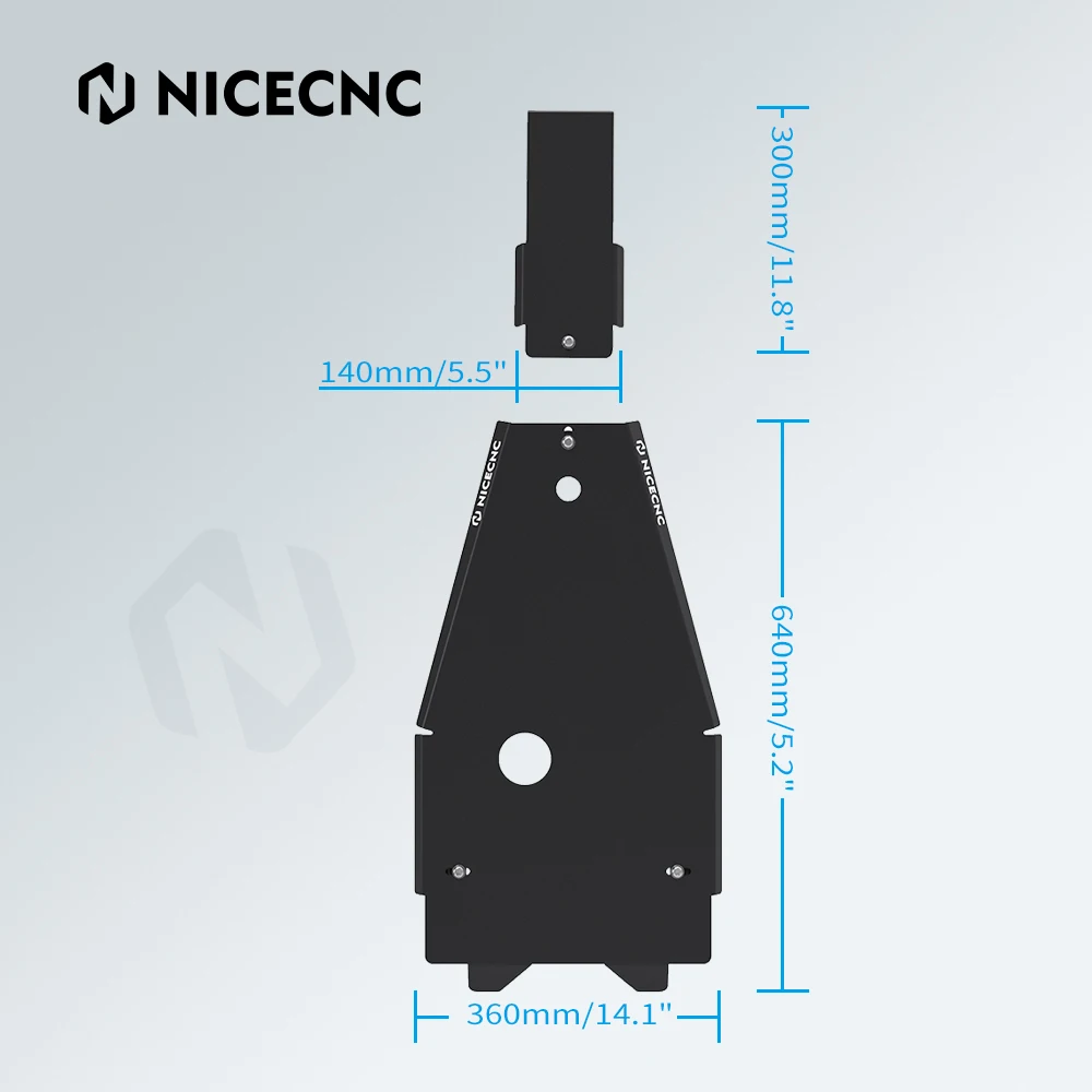 Nicecnc Atv Per Yamaha Raptor 700 2006-2011 2013-2022 Raptor 700R 2012-2022 Full Chassis Skid Plate Frame Guard Cover Protector