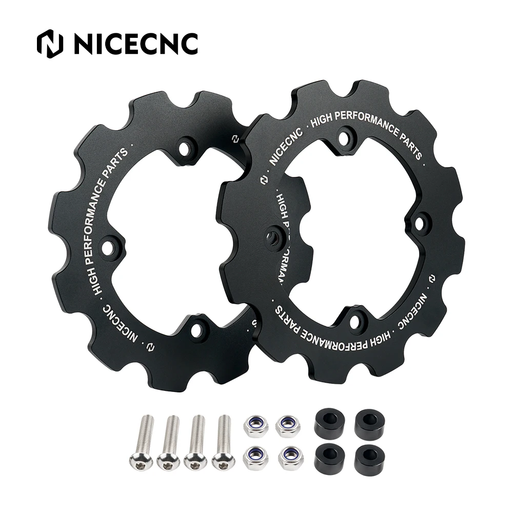 Nicecnc Avt Dual Sprocket Guard Protector Cover Per Yamaha Raptor 700 Yfm700R 2006-2022 Raptor 700R Yfm700R 2012-2022 Alluminio