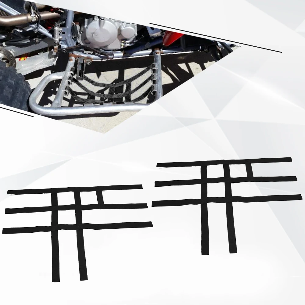 Per Polaris Per Yamaha Banshee 350 Raptor 350 660 700 Yfz450 Yfz450R Moto Nerf Bar Nets Nylon Impermeabile Atv Toolkit