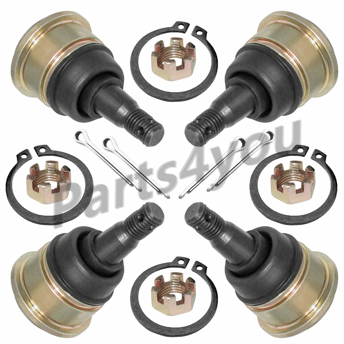 Giunto Sferico A-Arm 4 Pezzi Per Yamaha Muslimraptor 700 Yfm700 Yfz450 660 660R Suzuki Muslimah Quadsport Z250 Ltz250