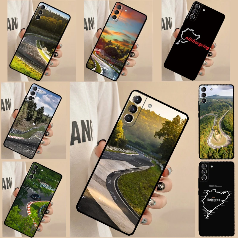 Custodia Per Telefono Green Hell Nurburgring Per Samsung Galaxy S21 S22 S23 Ultra Note 20 S8 S9 S10 Note 10 Plus S20 Fe Cover