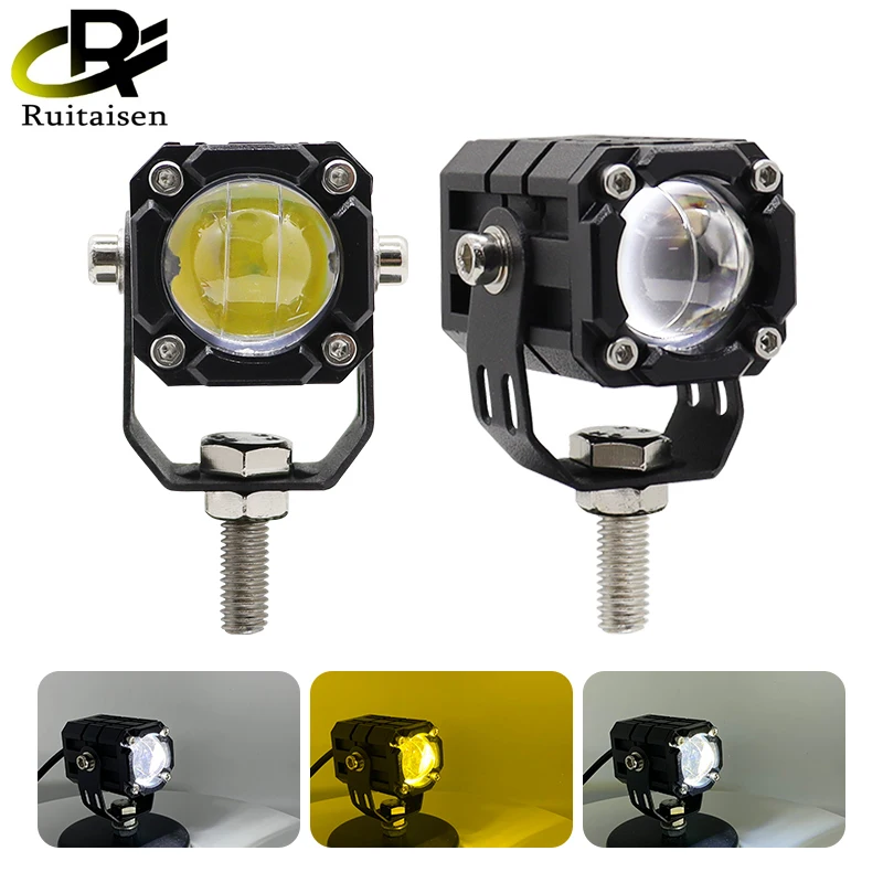 Ruitaisen Universal Moto Rcycle Led Light Headlight 30W Fendinebbia Led Luce Di Guida Ausiliaria Accessori Luces Faros Led Para Moto