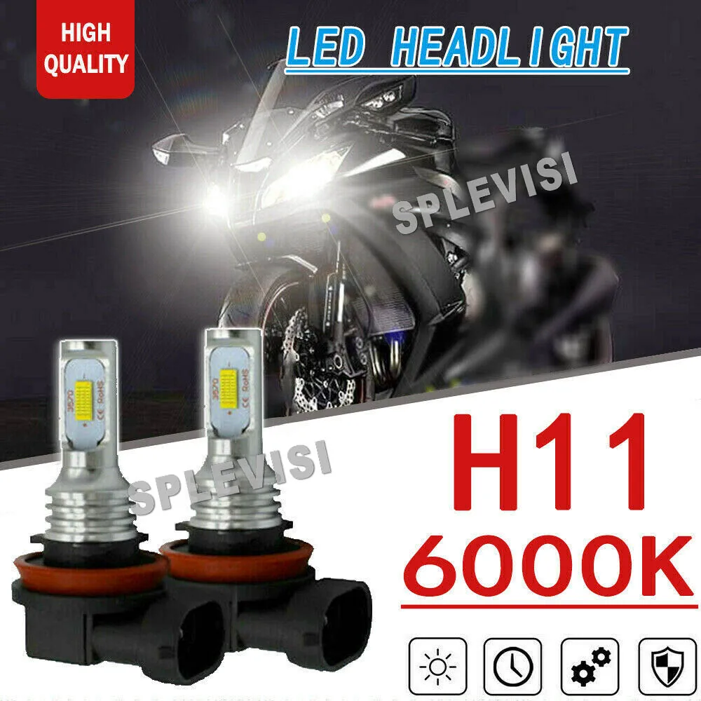 2X70W H11 Lampadine Per Fari A Led Bianche Luminose Per Ducati Multistrada 1200 10-17 Faros Led Moto Led Moto