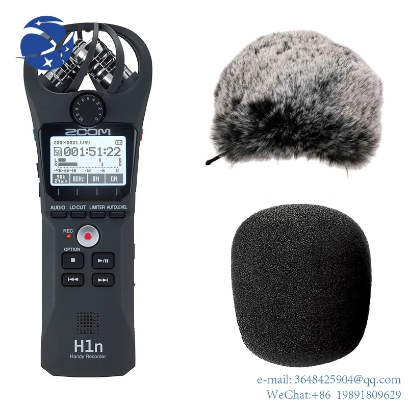 Yyhc Zoom H1N Registratori Penna Handy Interview Slr Recording Studio Equipment Microfono Registratori Vocali Digitali