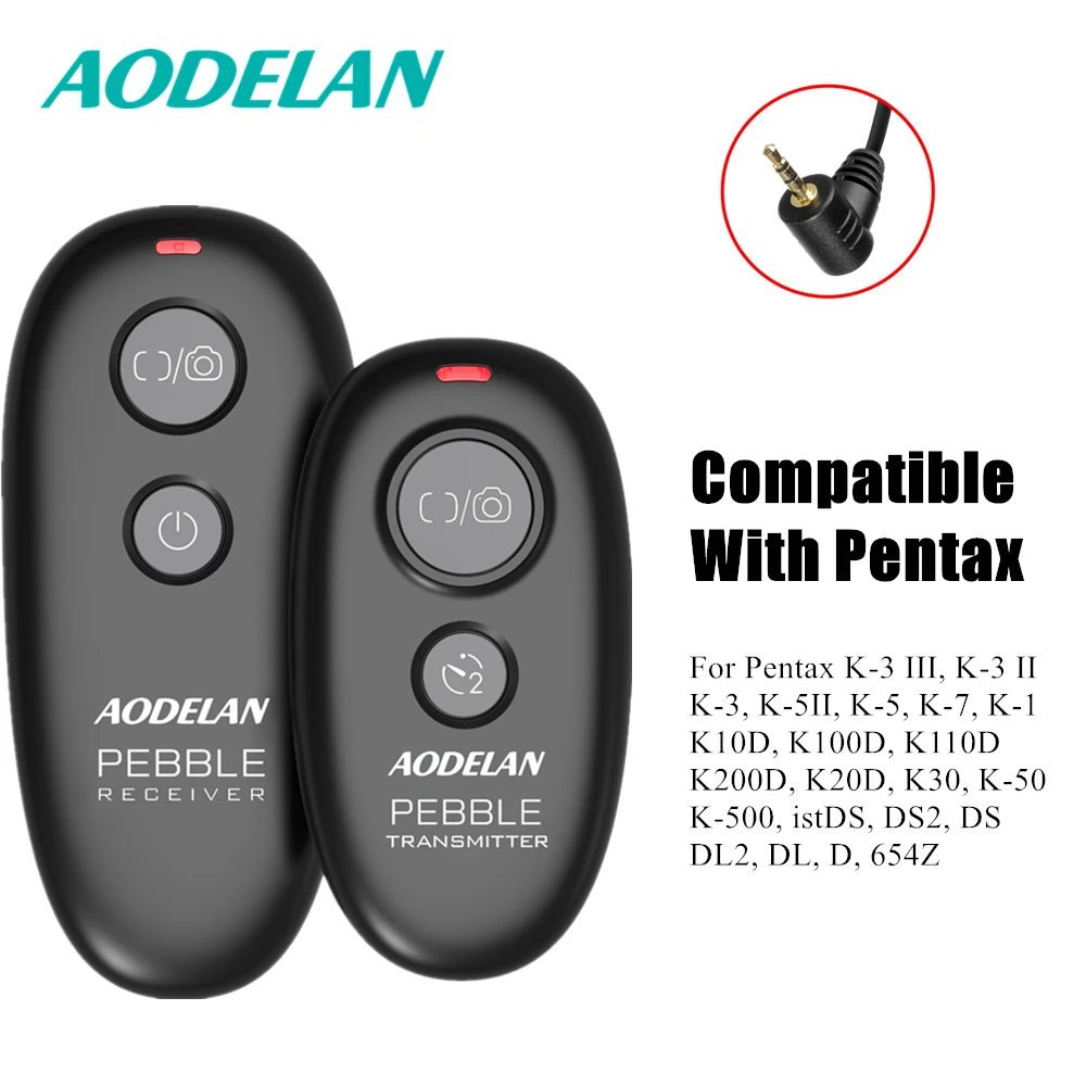 Telecomando Per Il Rilascio Dell'Otturatore Della Fotocamera Wireless Per Pentax K-3 Iii, K-1, K-3 Ii, K-3, K-5Ii, K-5, K-7, K10D, K100D, K110D, K200D