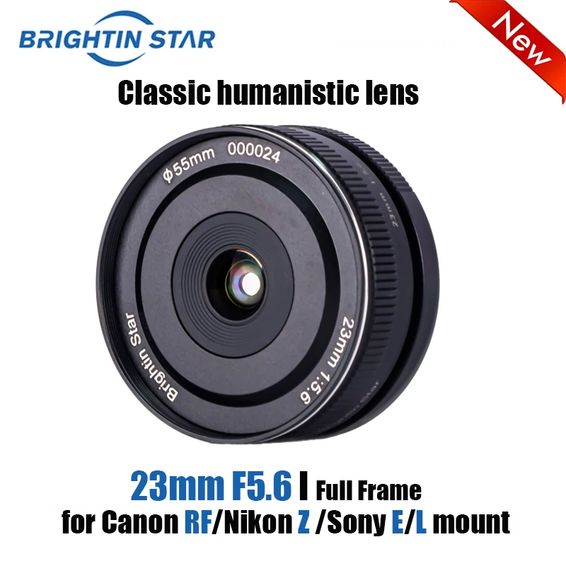 Brightin Star 23Mm F5.6 Full Frame Obiettivo Grandangolare Ultra Grandangolare Per Canon Rf Leica L Sigma Nikon Z Sony E Mount Camera