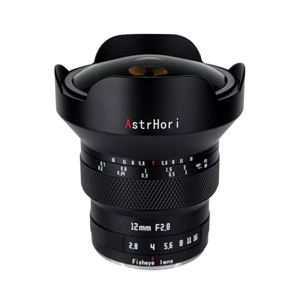 Obiettivo Fisheye Ultra Grandangolare Astrhori 12Mm F2.8 Per Canon Rf Sony E Nikon Z Leica Panasonic L Mount Lente Full Frame