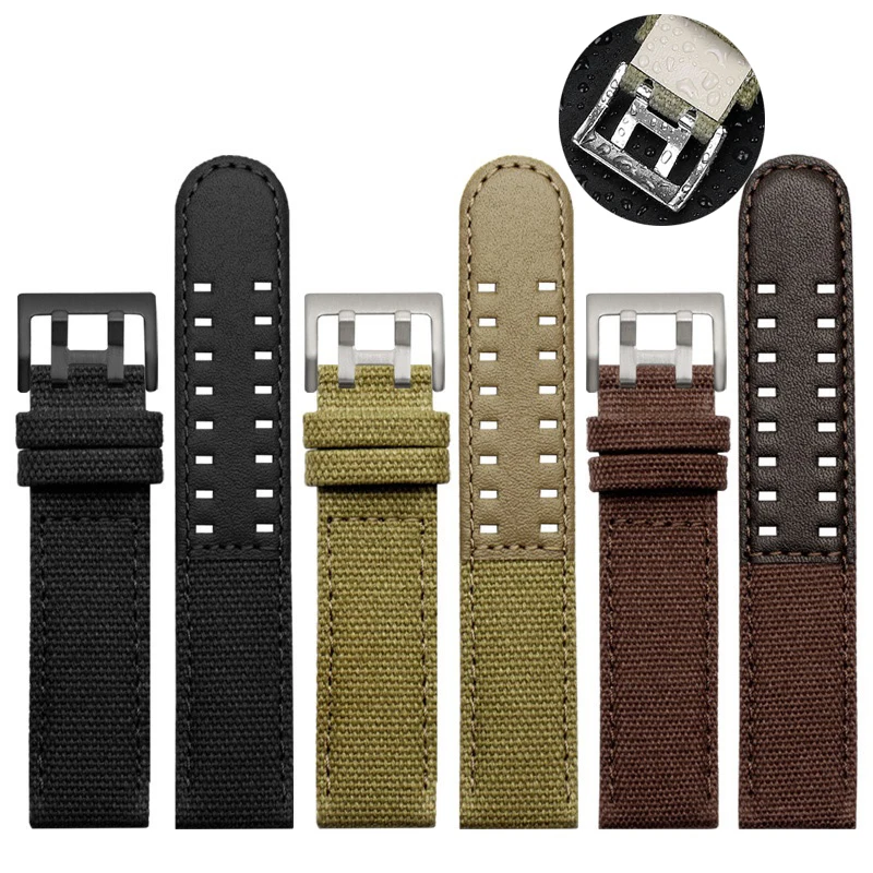 Per Hamilton Khaki Navy Khaki Field H68201993 H3841611 Cinturino In Pelle Di Nylon In Tela Per Cinturino Cittadino 20Mm 22Mm Vendita Calda