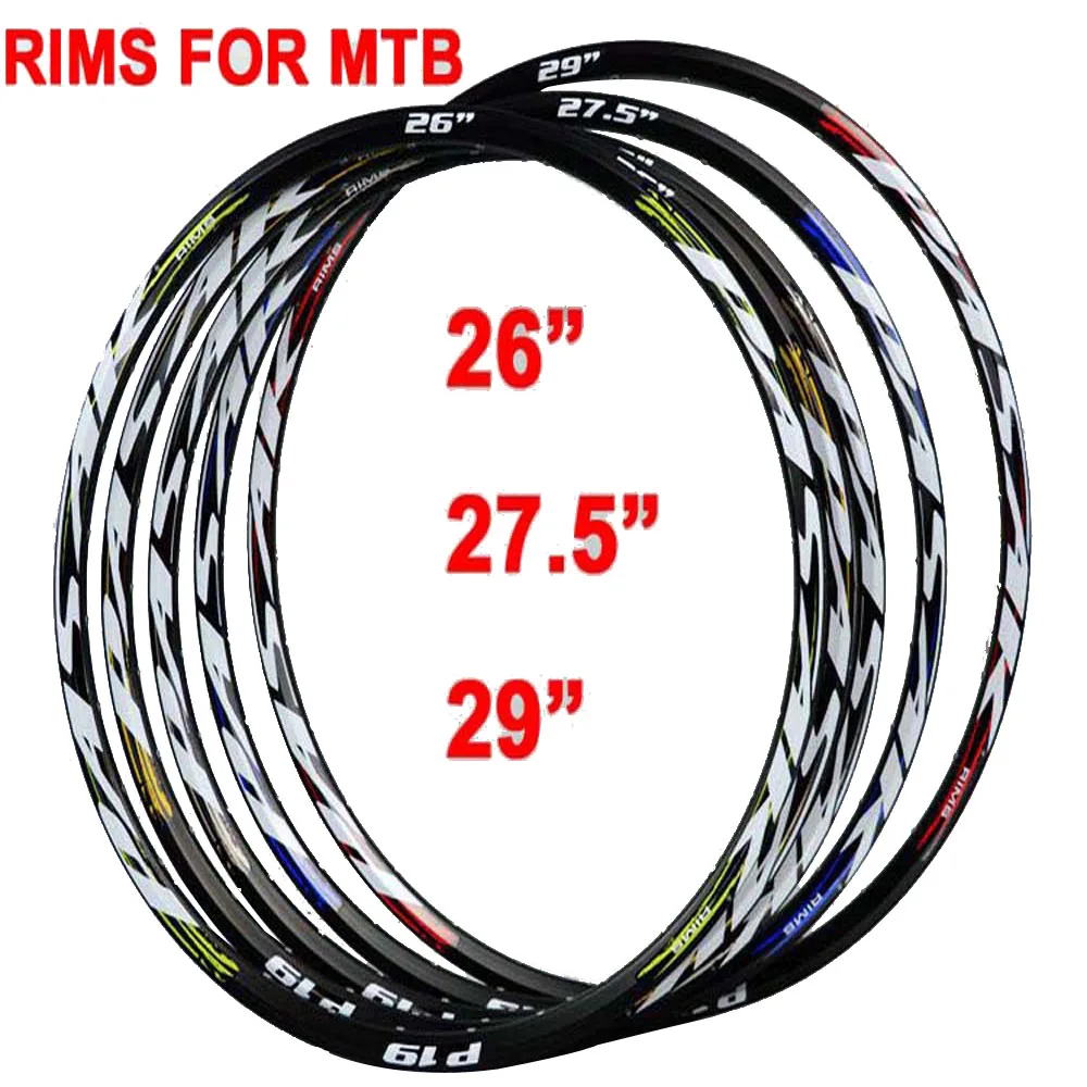 Rim Per Bicicletta Da Montagna Mtb, Freno A Disco, Anello Velgen Jantes, Felgen, 24, 32 Fori, Cerchio, Ciclo Aro Cerchioni, 26Er, 27.5Er, 29Er