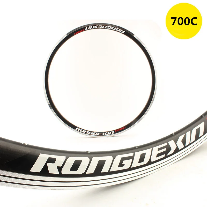 700C Cerchi In Bicicletta Della Strada Bicicleta Carreteras Cerchio Aro Cerchioni Velgen Jantes Felge Copertoncino 20 24 28 32 36 Fori Disco V Freno