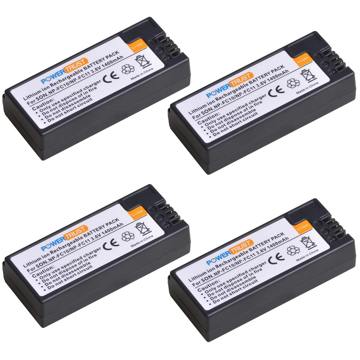 1400Mah Np-Fc11 Np-Fc10 Fc11 Fc10 Batteria Per Sony Cyber-Shot Dsc-Dsc-P10 P12 P2 P3 P5 P7 P8 P9 V1 F77A Fx77 Dsc-P10L Dsc-P8L