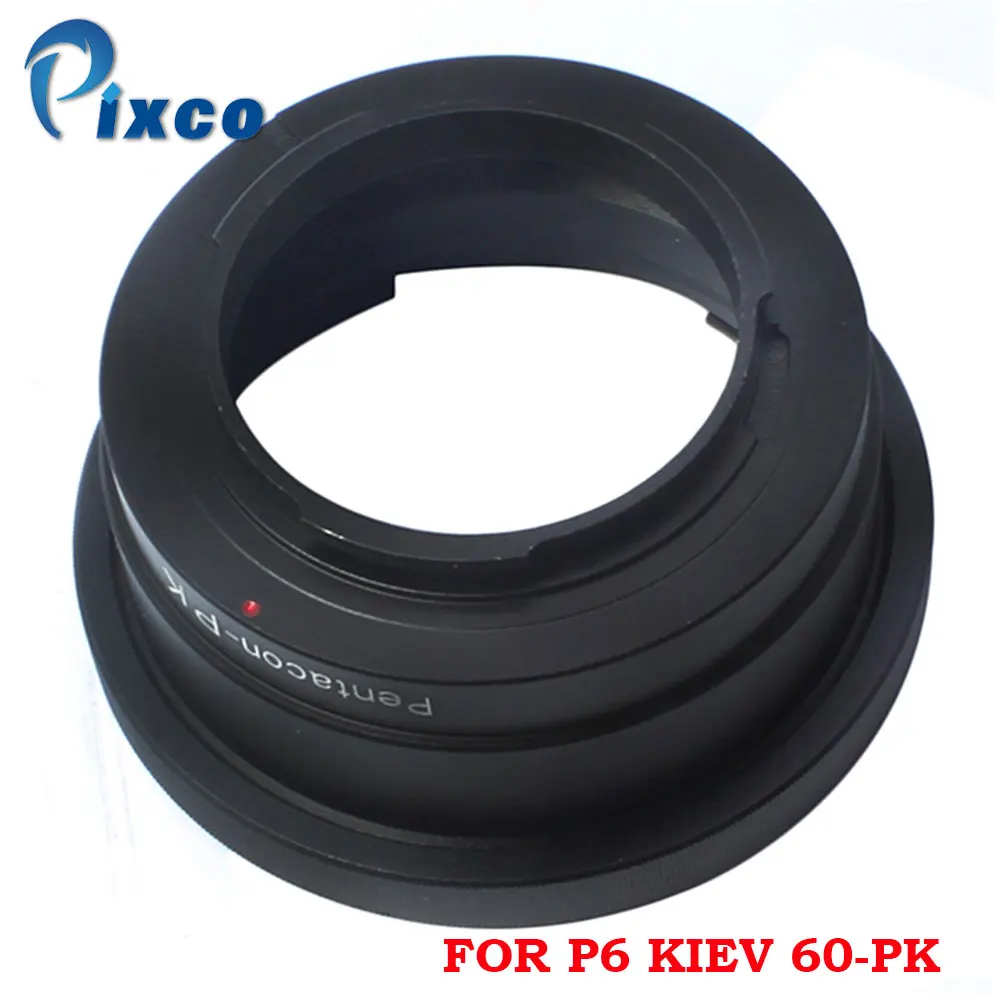 Pixco P6 Kiev 60-Pk Vestito Per Pentacon 6/Kiev 60 Lens Per Pentax Pk K Adattatore Di Montaggio K5, K5Ii, K7, Kx, Kr