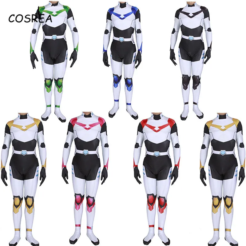 Voltron Cosplay Defender Of The Universe Tutina Adulto Full Body Spandex Suit Costume Di Halloween Costumi Per Gli Uomini Zentai Tuta