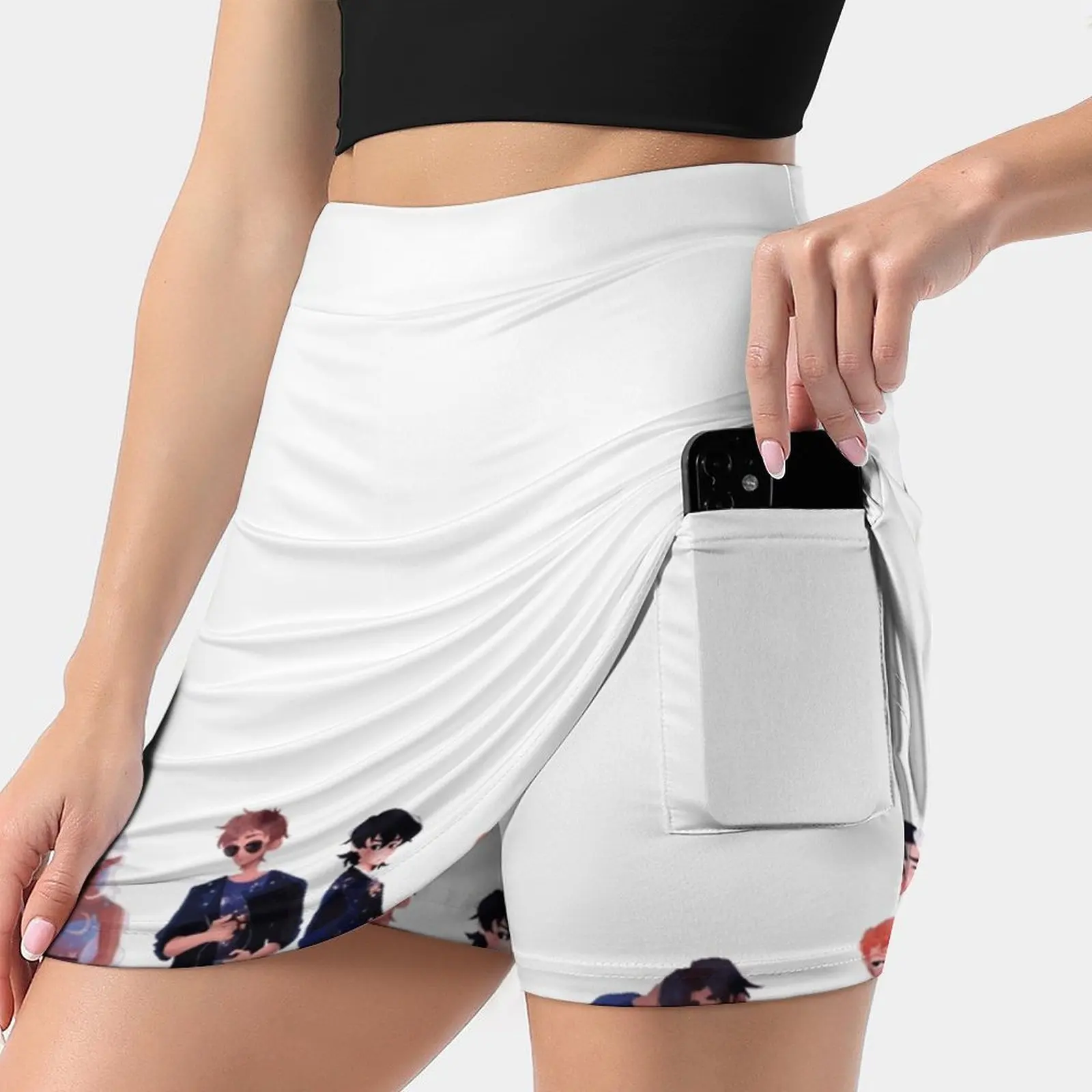 Cosmos Gonna Sportiva Da Donna Tennis Golf Dance Fitness Running Yoga Gonne Voltron Shiro Galaxy Space Stars Pidge Allura Lance