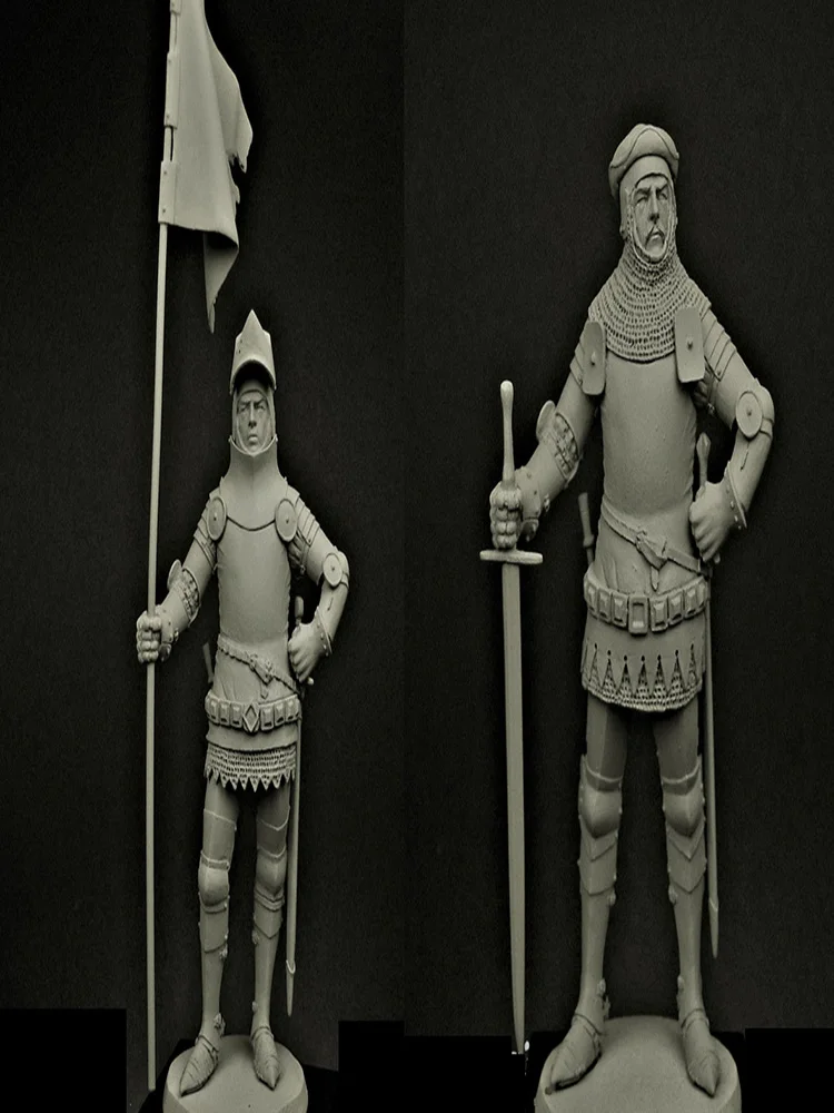 1/24 75Mm Antico Guerriero Con Spada Siamo In Pochi, Siamo Felici Pochi West 75Mm Giocattolo Modello In Resina Kit In Miniatura Non Assemblato Non Ver