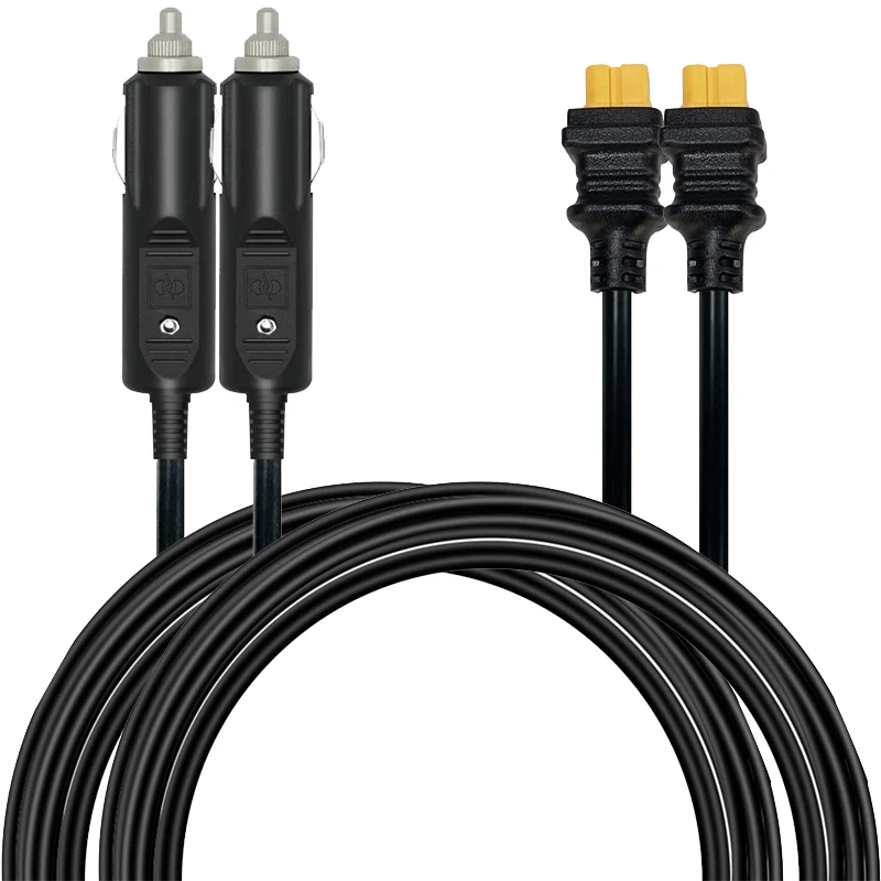 Confezione Da 2 Accendisigari Per Auto A Cavo Xt60 Per Allpowers S2000 Ecoflow River Delta Bluetoti Jackery Centrale Elettrica Portatile.