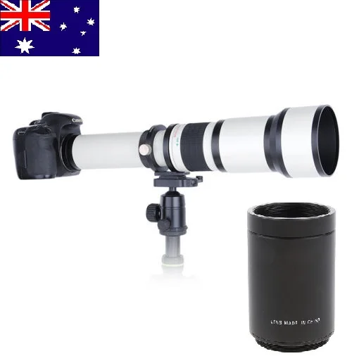 Jintu 650-1300Mm 650-2600Mm Kit Obiettivo Per Canon Eos T6S T6I T5I T4I T5 T3I 60D 1D 800D 750D 700D 650D 7D Makr Ii 5D Iii 60D 50D