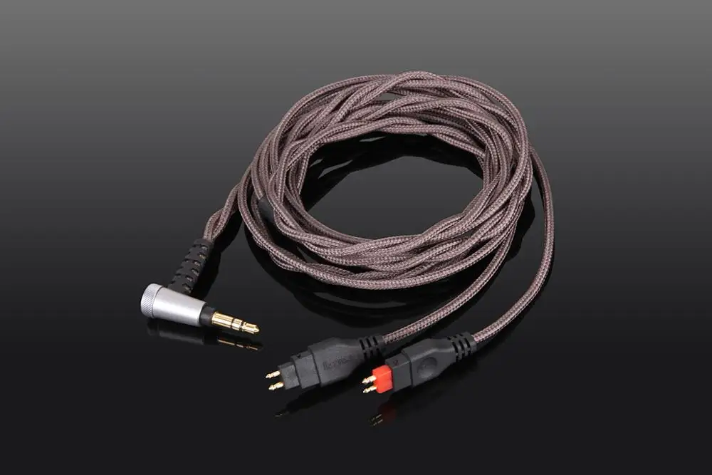 Cavo Audio In Nylon Occ Da 3.5Mm Per Cuffie Sennheiser Hd25 Hd 25 Plus Hd25 Ii Hd25-1 Ii Hd 25-C Ii Hd25 Light Hd25Sp Spii
