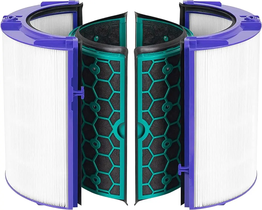 Sostituzione Del Filtro Tp04 Compatibile Con Il Purificatore D'Aria Dyson Tp04 / Hp04/Dp04, Filtro A Carbone Hepa In Vetro 360 Combi 1 Confezione
