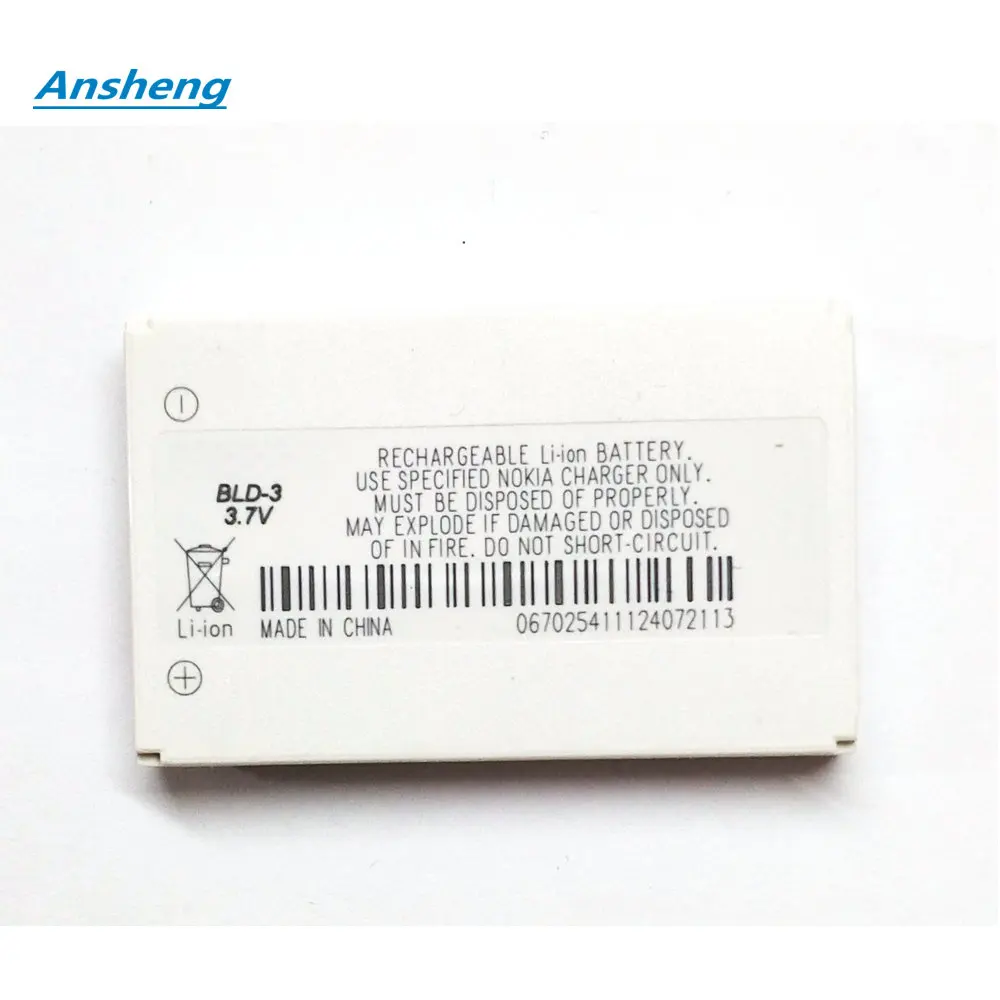 Batteria Originale Bld-3 Bld3 Per Nokia 7210 3300 2100 6220 6200 6610 6610 7250 I6260 6610I 7250I
