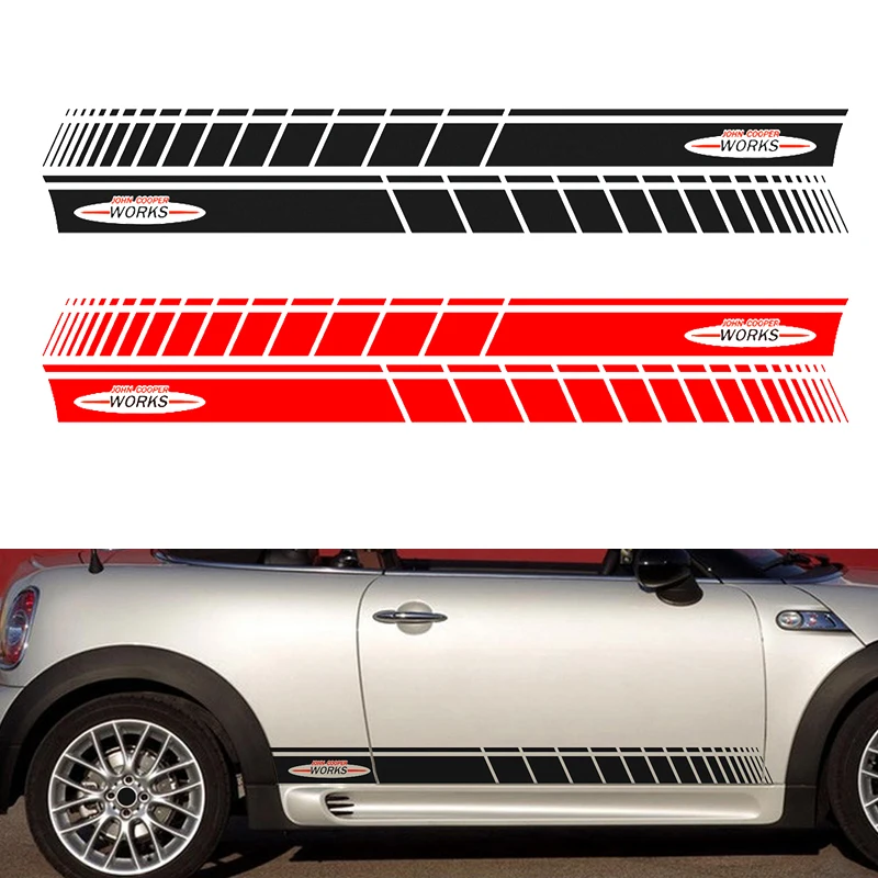 Adesivi Per Decalcomanie Per Il Corpo 2 Pezzi Per Mini Cooper R556 R58 R59 John Cooper Works Style