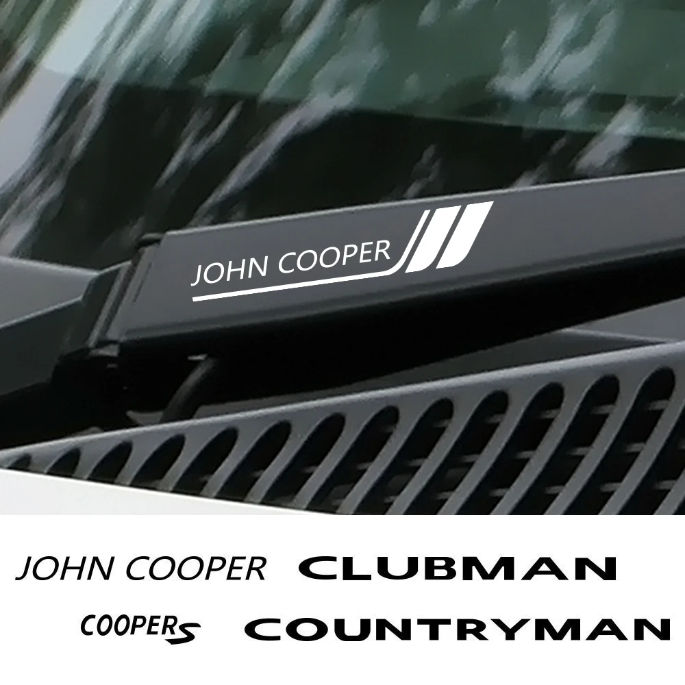 Per Mini Cooper Mini Cooper F56 John Cooper Works Countryman R60 Clubman Car Tergicristallo Decalcomanie Auto Decor Accessori